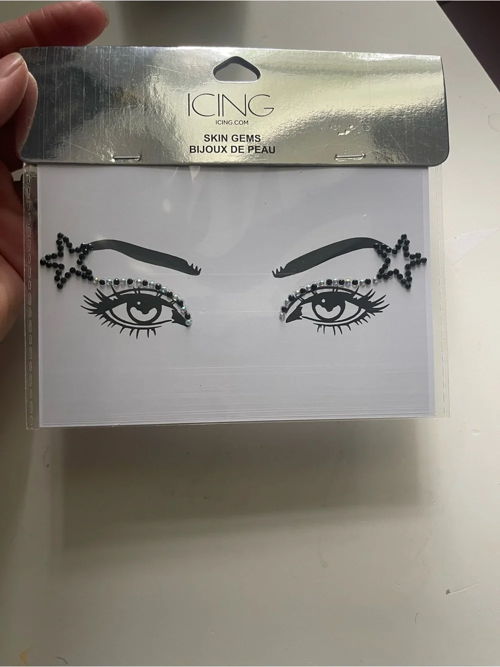 ICING Black Star Eye Stickers - Set of 3